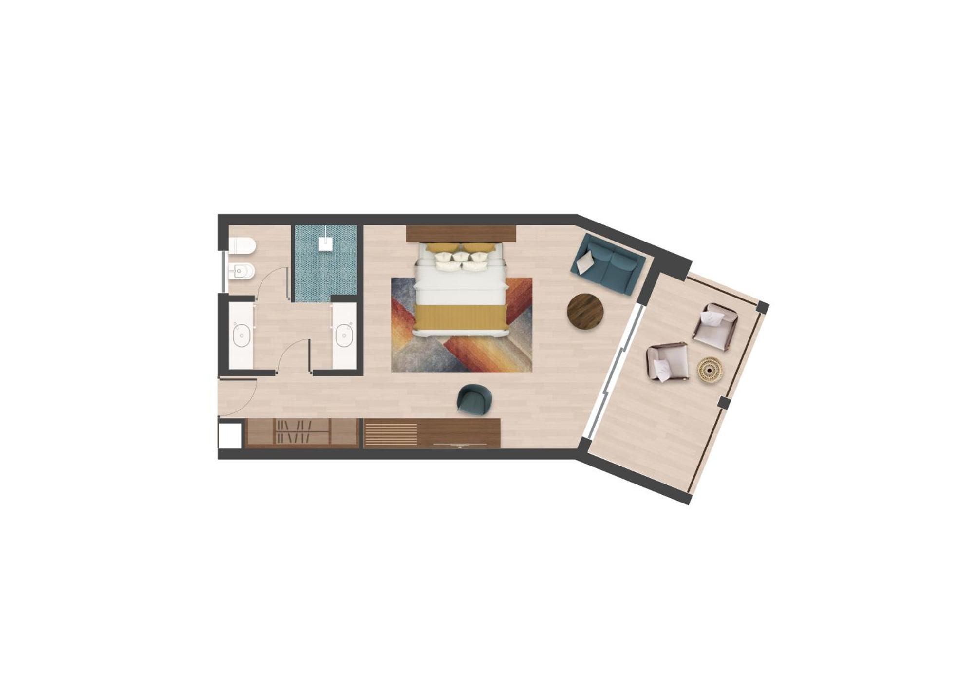 Hotel The Mora Zanzibar Matemwe  Esterno foto Floorplan of a typical suite