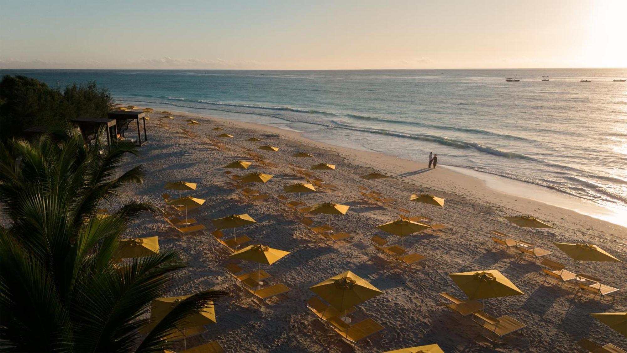 Hotel The Mora Zanzibar Matemwe  Esterno foto Drying of fish in the beach of Calabar